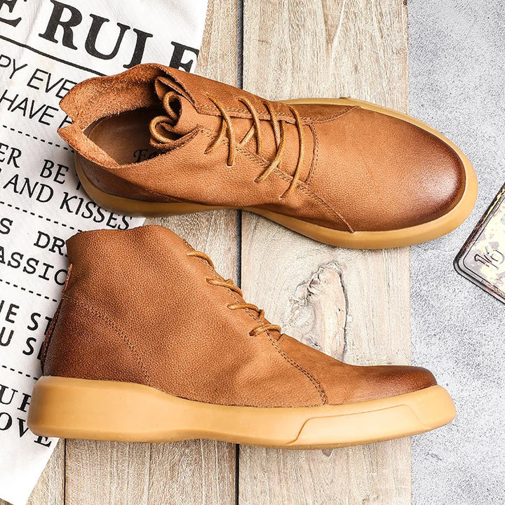 Avishai - Leather Lace-Up Boot