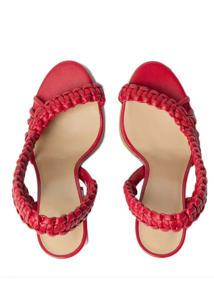 Sanna - Braided Heel Sandal