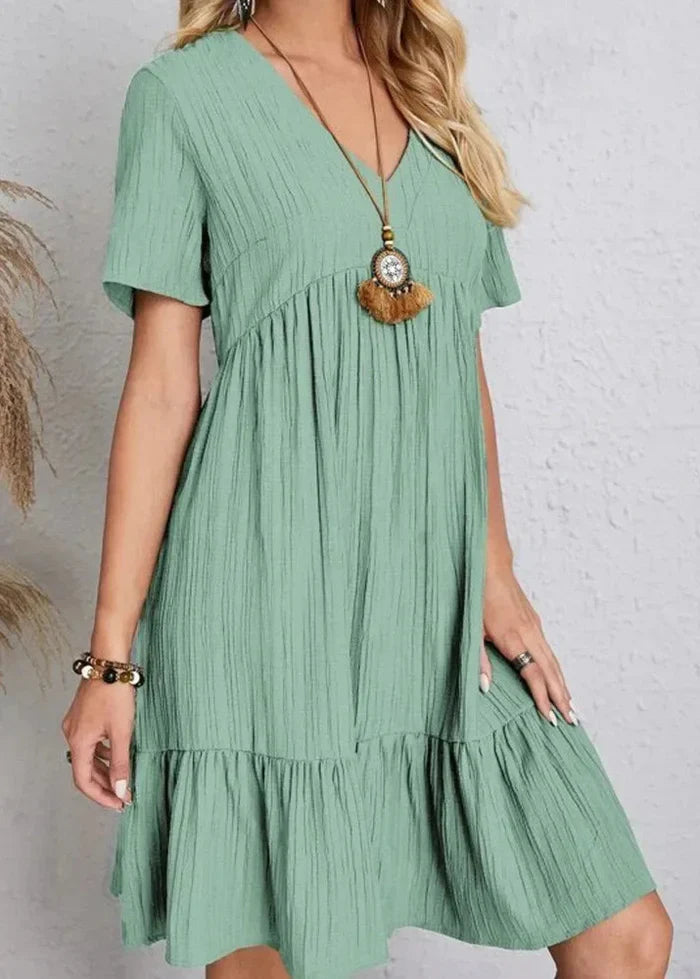 Lorene - Elegant Tummy Flattering Dress