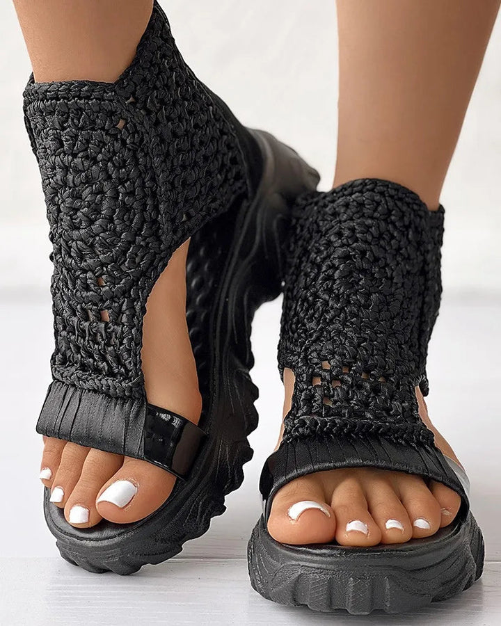 Dhita - Boho Knit Sandals