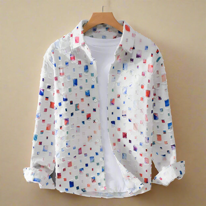 Nazirah - Elegant Mosaic Shirt