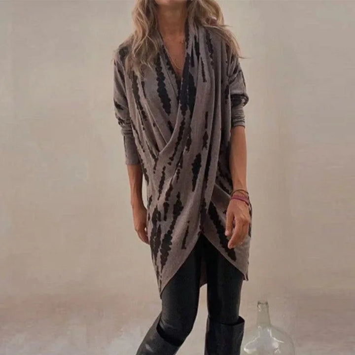 Makayla - Loose Fit Multi Buckle V-Neck Pocket Dress