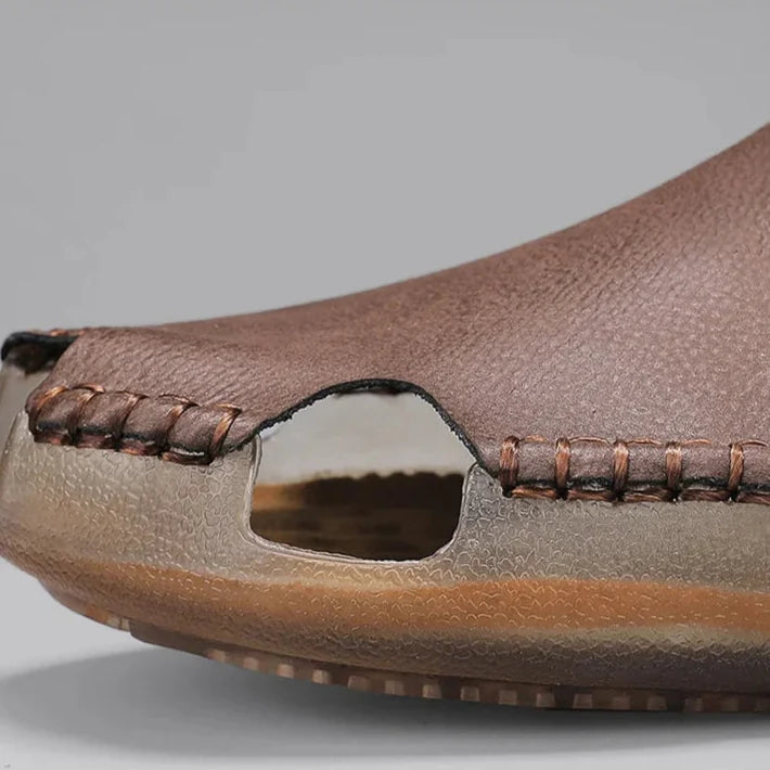 Hyman - Bayford Leather Slides