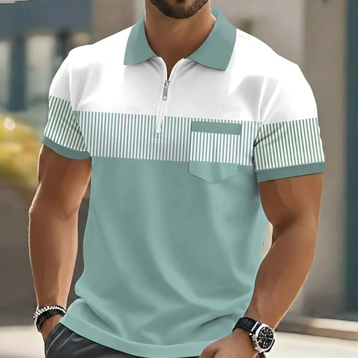 Kajeek - Refined Polo Shirt With Zipper
