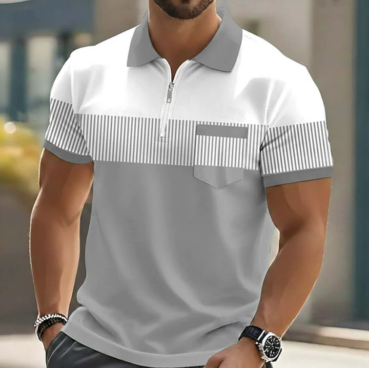 Kajeek - Refined Polo Shirt With Zipper