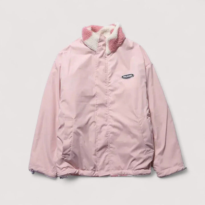 Noveora - Reversible Heart Print Jacket