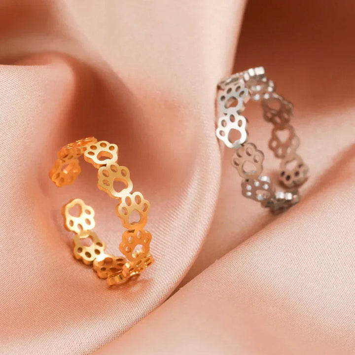 PawCharm - Adjustable Paw Print Ring