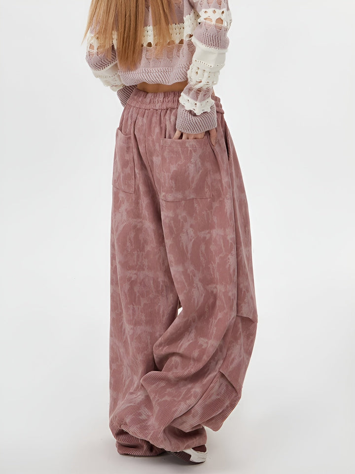Natasia - Wide Leg and Elastic Waist Pants