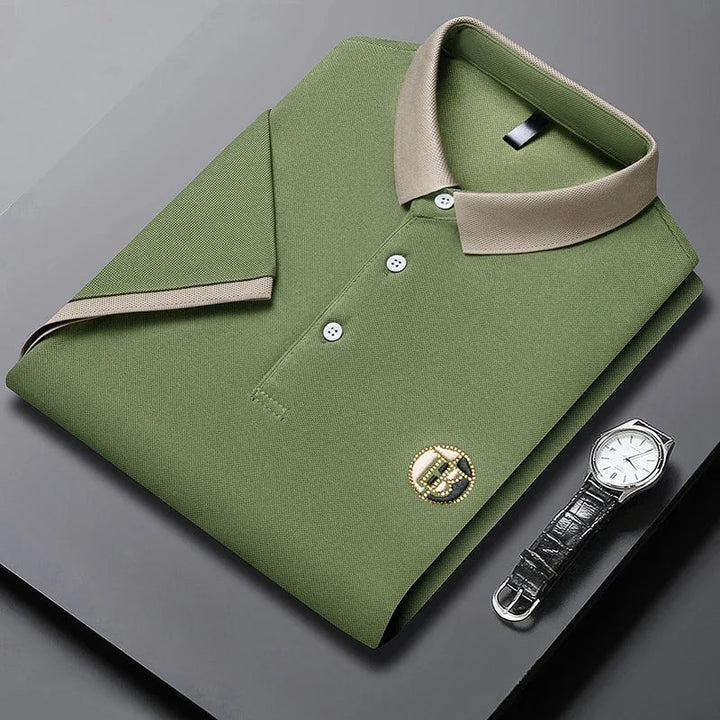 Angan - Elegant Dual Tone Polo Shirt