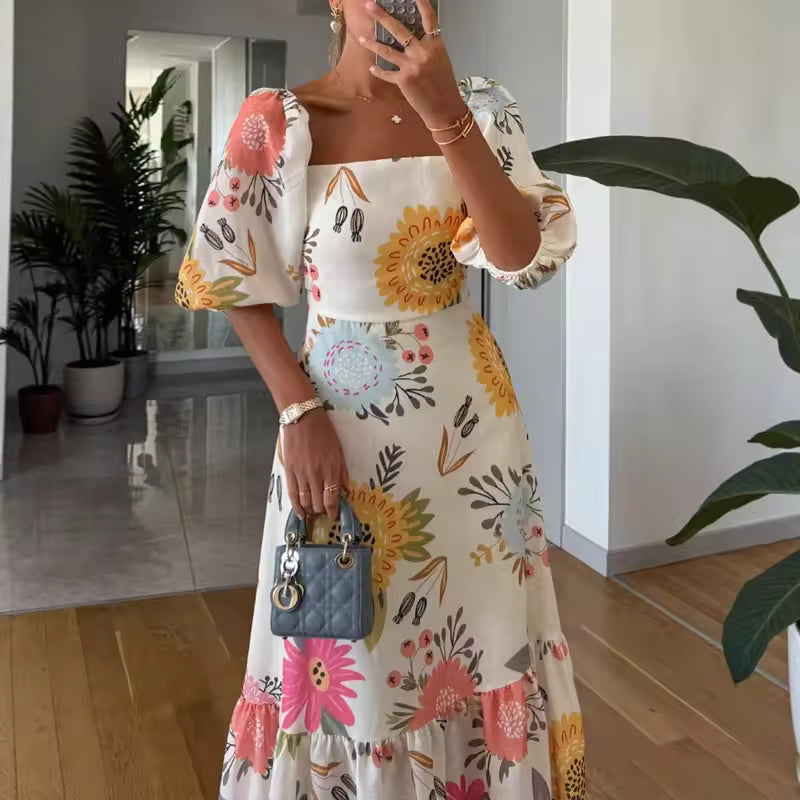 Kittina - Floral Maxi Dress