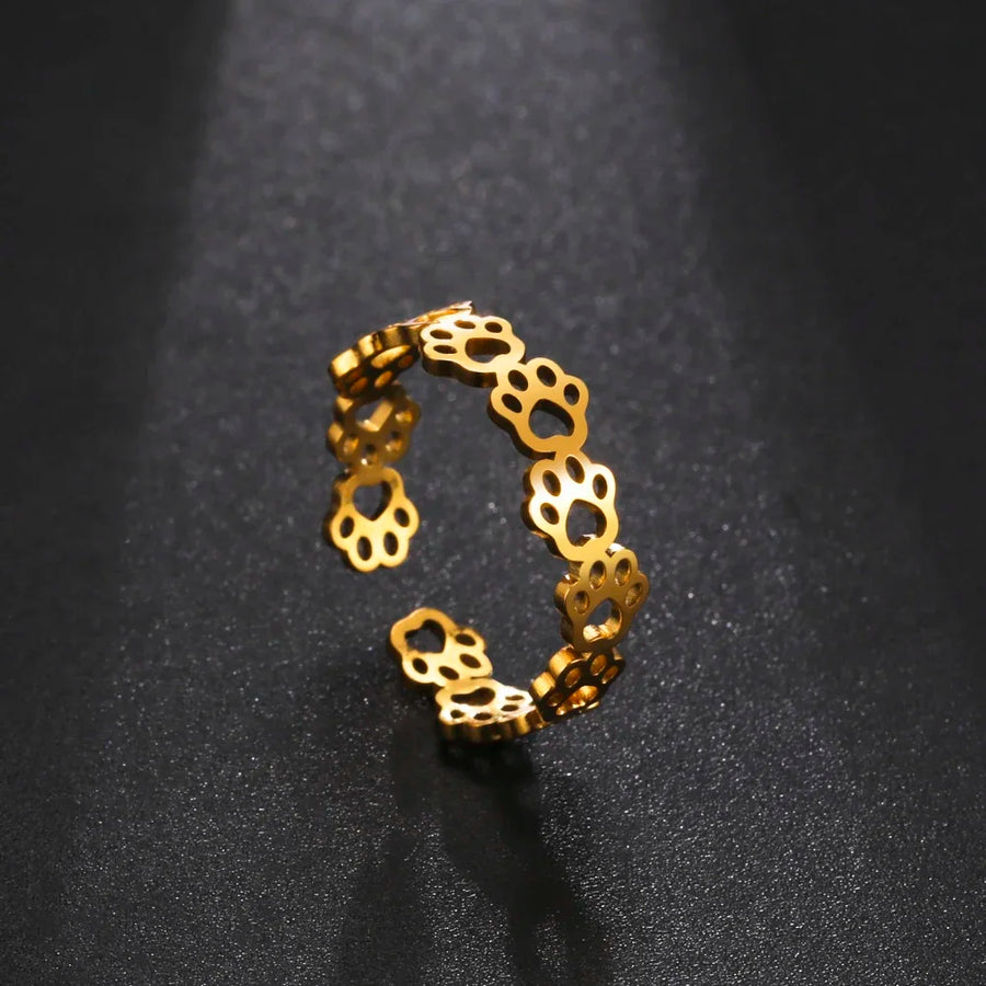 PawCharm - Adjustable Paw Print Ring