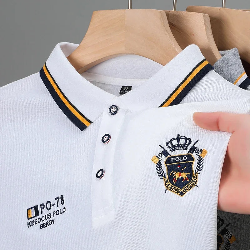 Mariusz - Breathable Short Sleeve Polo Shirt