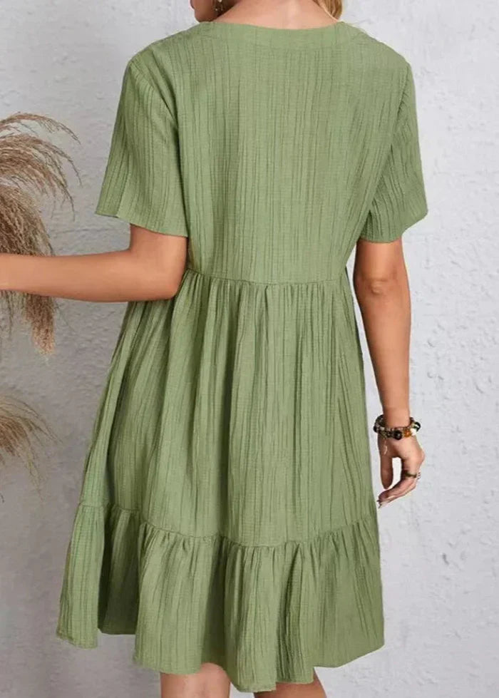 Lorene - Elegant Tummy Flattering Dress