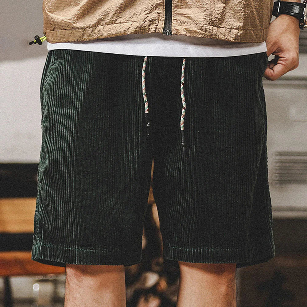 Klaas - Adjustable Corduroy Shorts