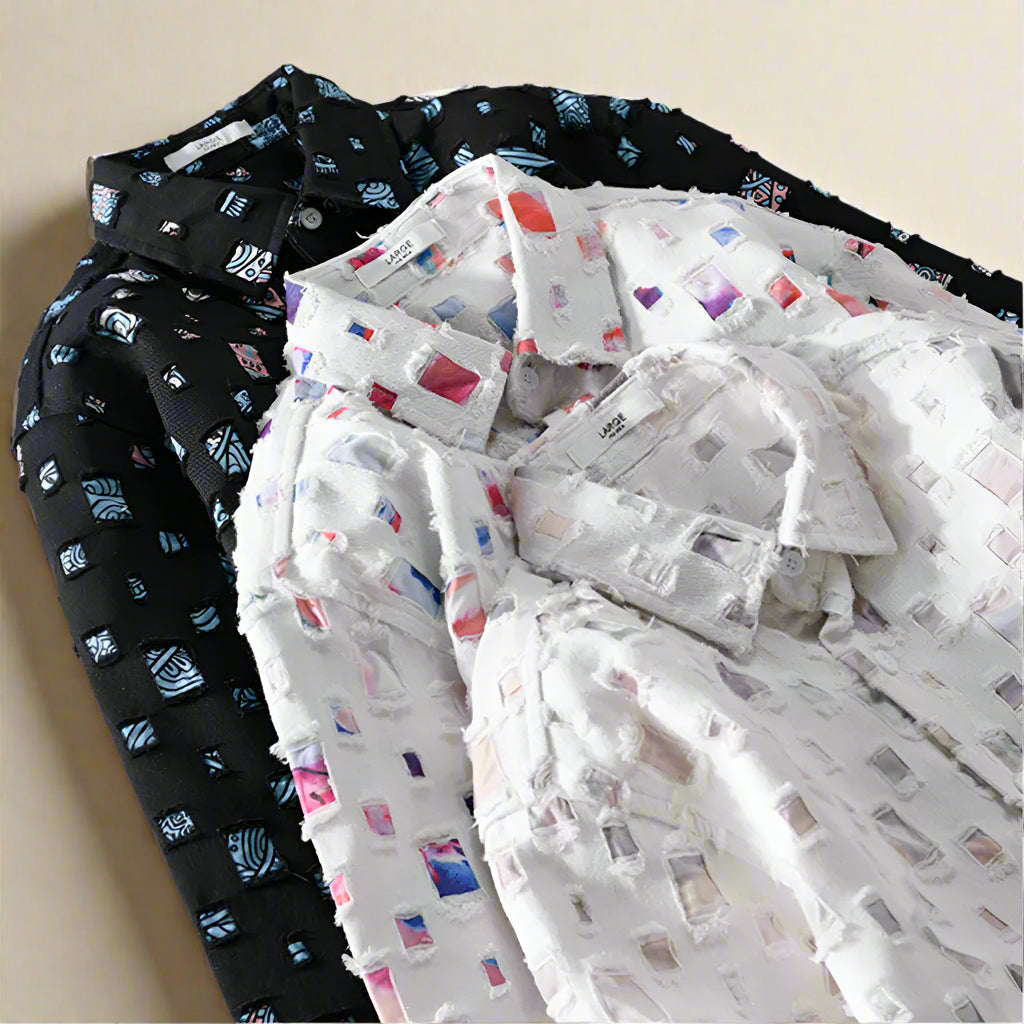 Nazirah - Elegant Mosaic Shirt