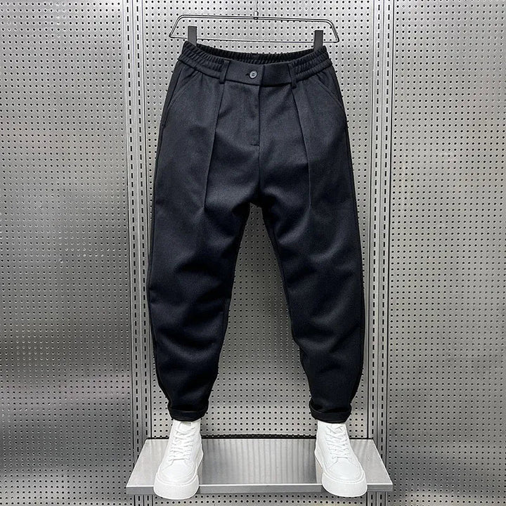Dianora - High Waist Pleated Tapered Trousers
