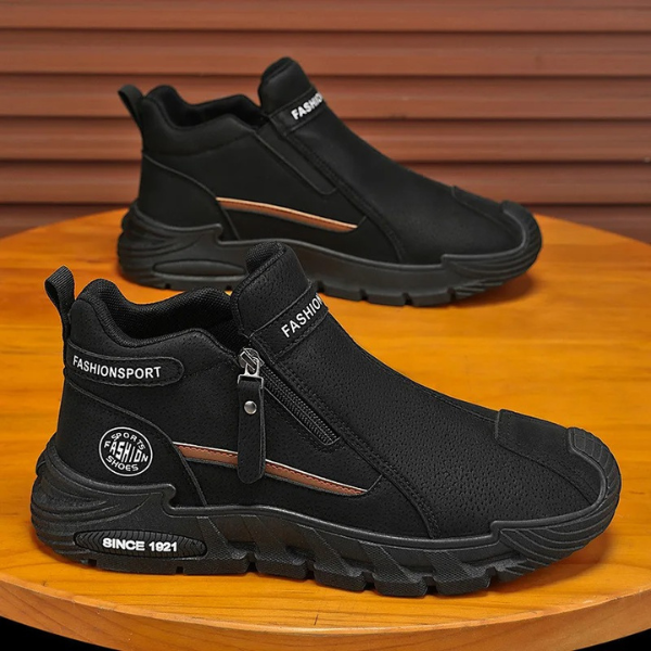 Jaquarius - Modern Sneakers With Side Zipper
