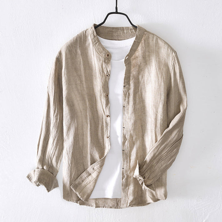 Murilo - Long Sleeve Linen Shirt