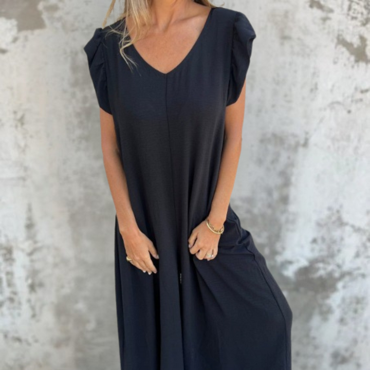 Imke - Maxi Dress With Front Pocket
