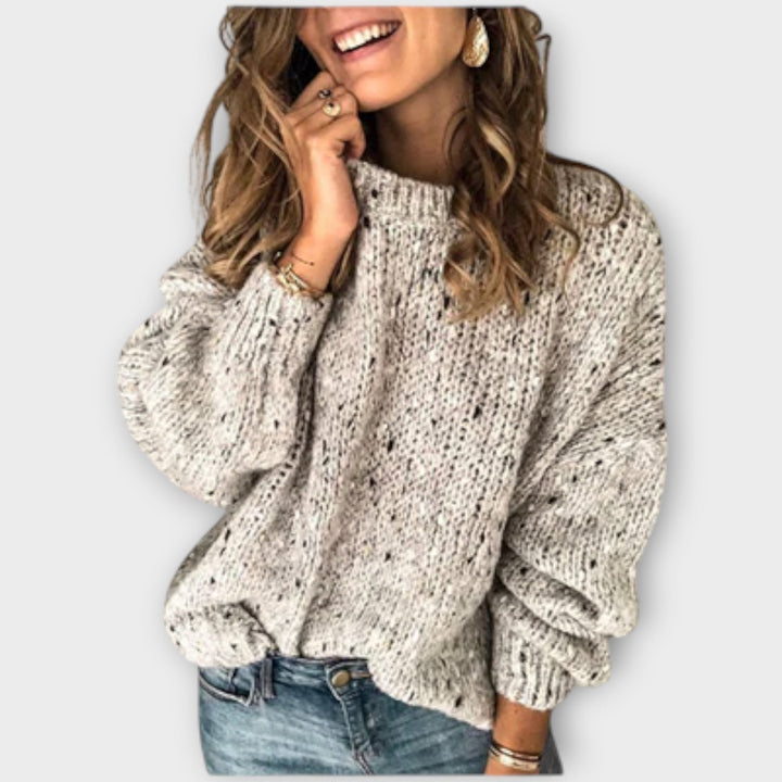 Lysithea - Long Sleeve Knitted Sweater