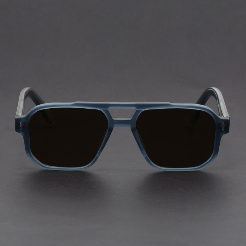 Kieran - Dual-Tone Square Frame Sunglasses