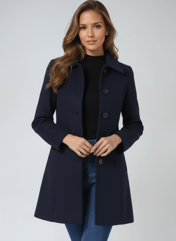 Stefenia - Winter Coat With Buttons
