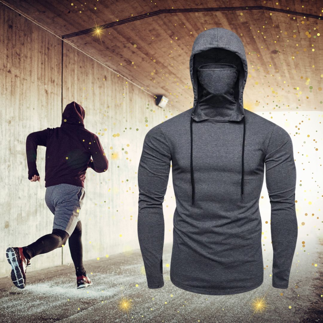 Zephyrsync - Ninja Style Hoodie With Face Mask
