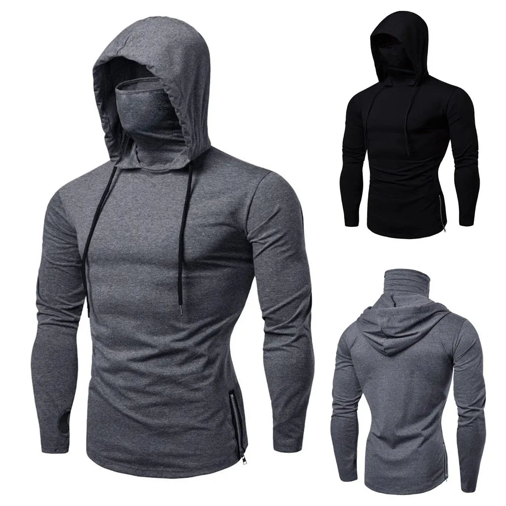 Zephyrsync - Ninja Style Hoodie With Face Mask