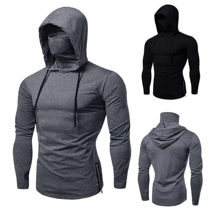 Zephyrsync - Ninja Style Hoodie With Face Mask