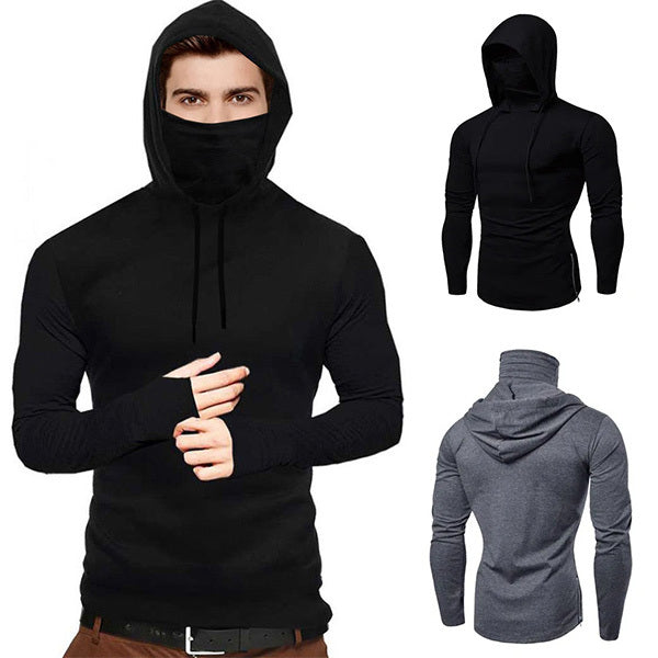 Zephyrsync - Ninja Style Hoodie With Face Mask