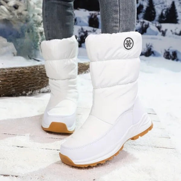 Neria - Snow Boots With Side Zipper