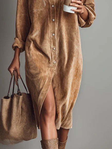 Zilke - Shirt Dress With Front Pockets