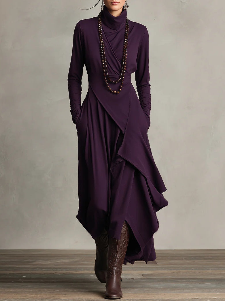 Patrizia - Asymmetrical Tunic Maxi Dress