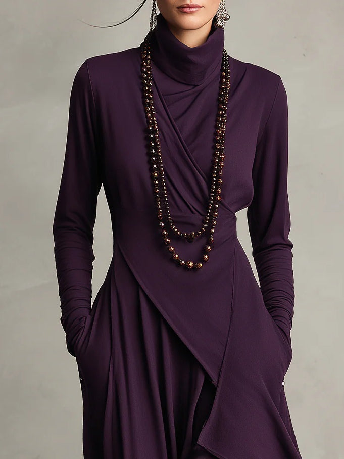 Patrizia - Asymmetrical Tunic Maxi Dress
