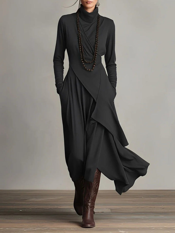 Patrizia - Asymmetrical Tunic Maxi Dress