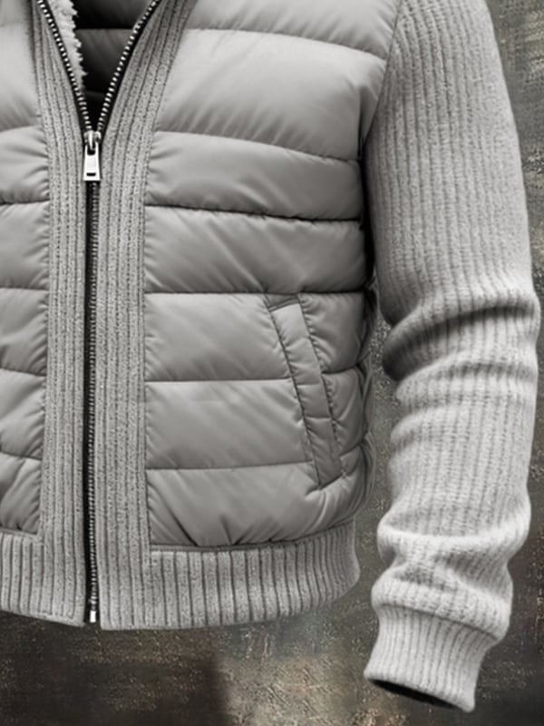 Kylian - Vintage Knitted Patchwork Outdoor Jacket