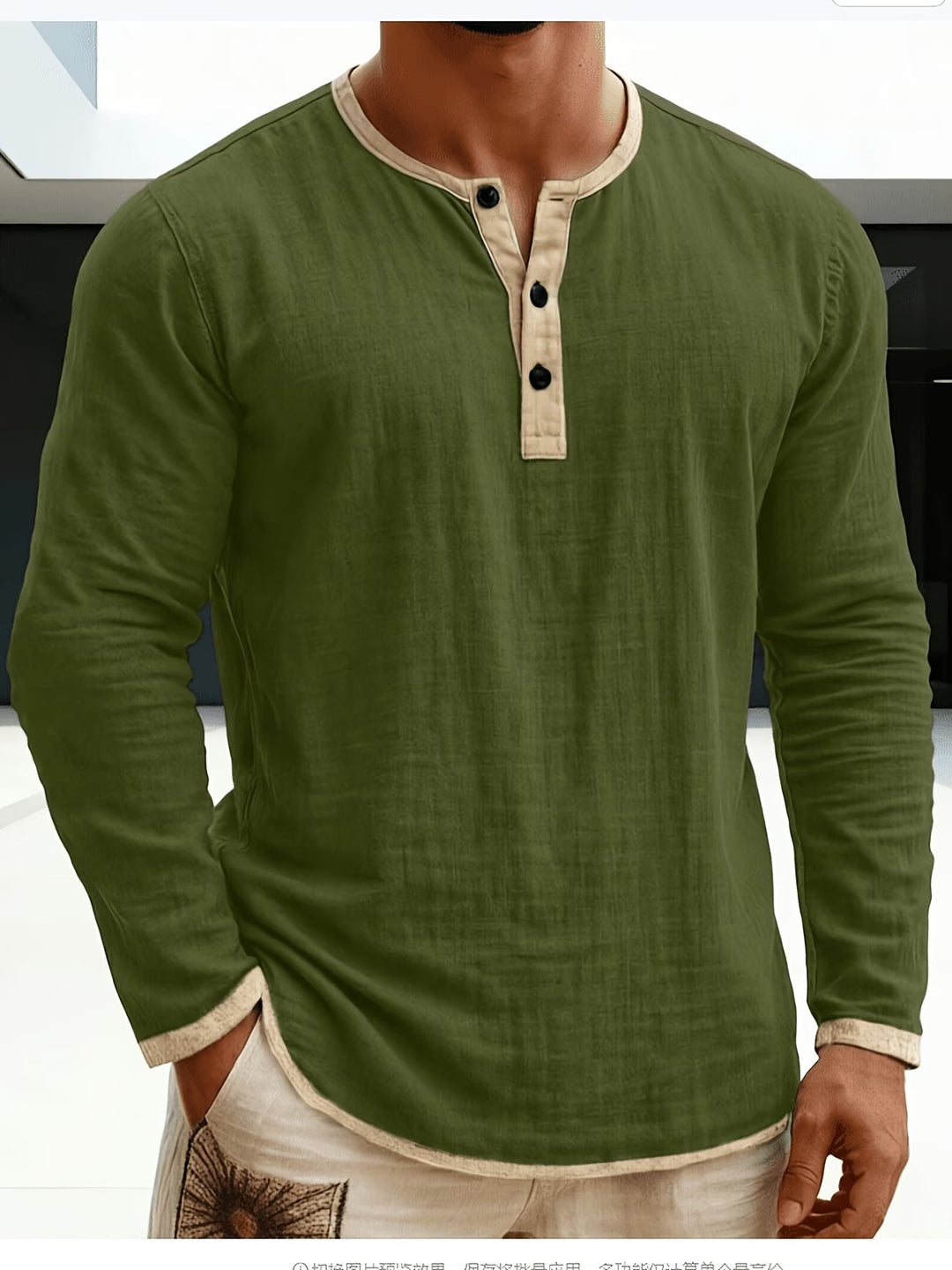 Lorcen - Long Sleeve Polo Shirt