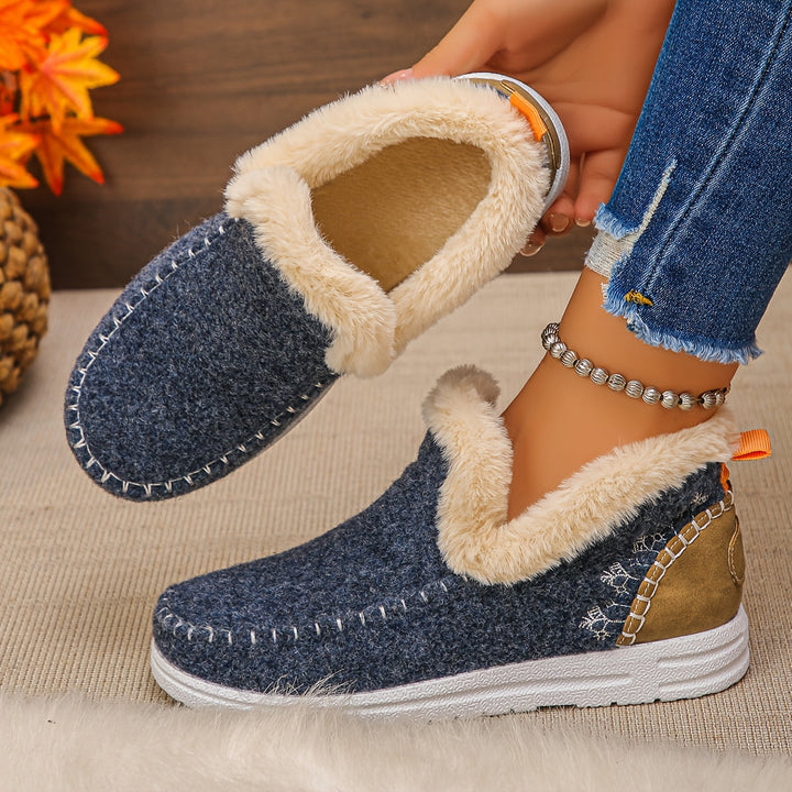 Asta - Casual Fleece Lined Slippers