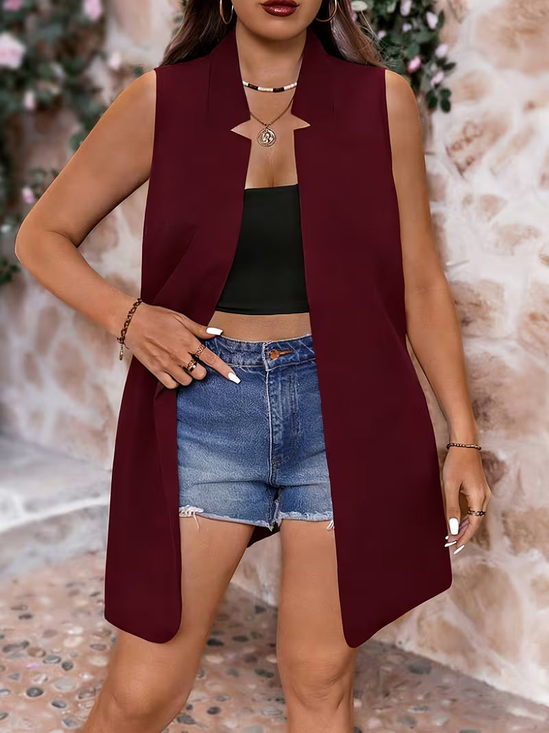 Alanaa - Elegant Sleeveless Vest