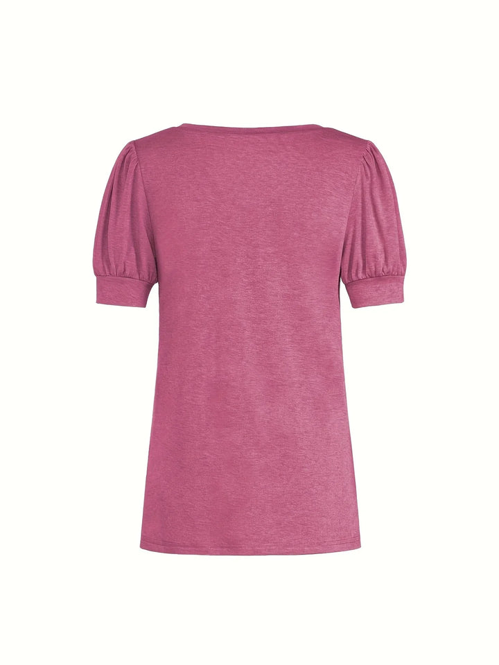 Kizzy - Breathable Petal Sleevee T-Shirt