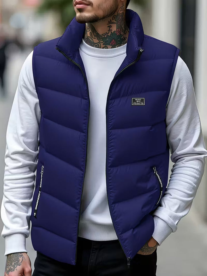 Amaury - Casual Zip-Up Puffer Vest