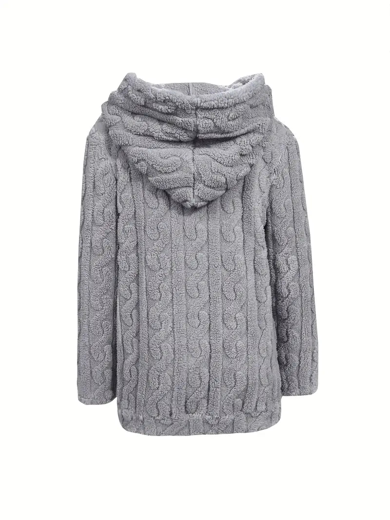 Ganka - Long Sleeve Zip-Up Hoodie