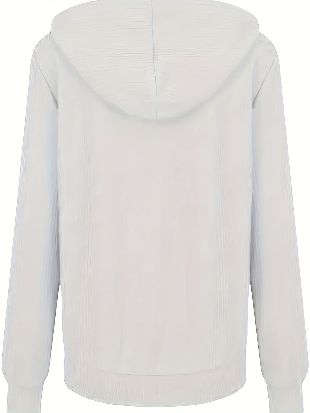 Moira - Long Sleeve Zip Up Drawstring Hoodies