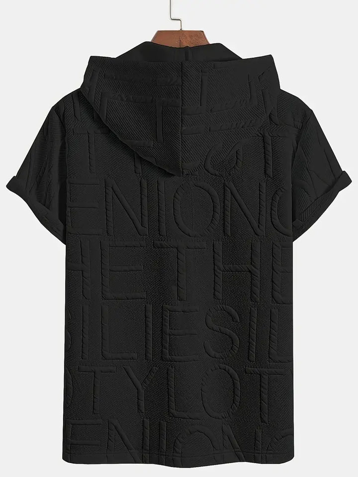 Henryk - Elegant Short Sleeve Hooded With Zipper