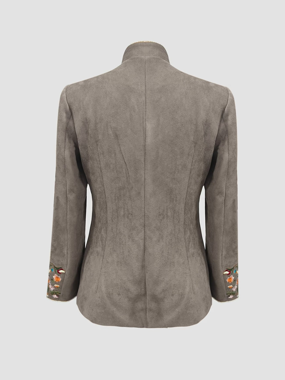 Anisaa - Elegant Jacket With Stand Collar