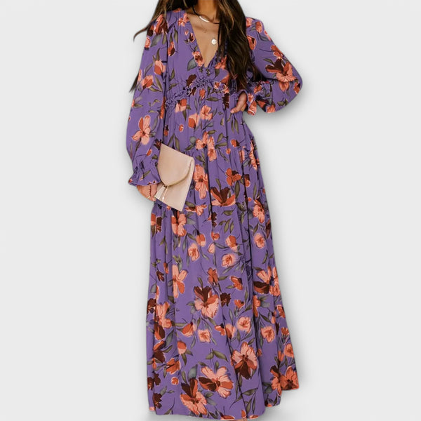 Vanna - Elegant Long Sleeve Dress