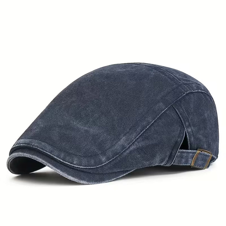 ComfyLuxe - Denim Cap With Adjuastable Buckle