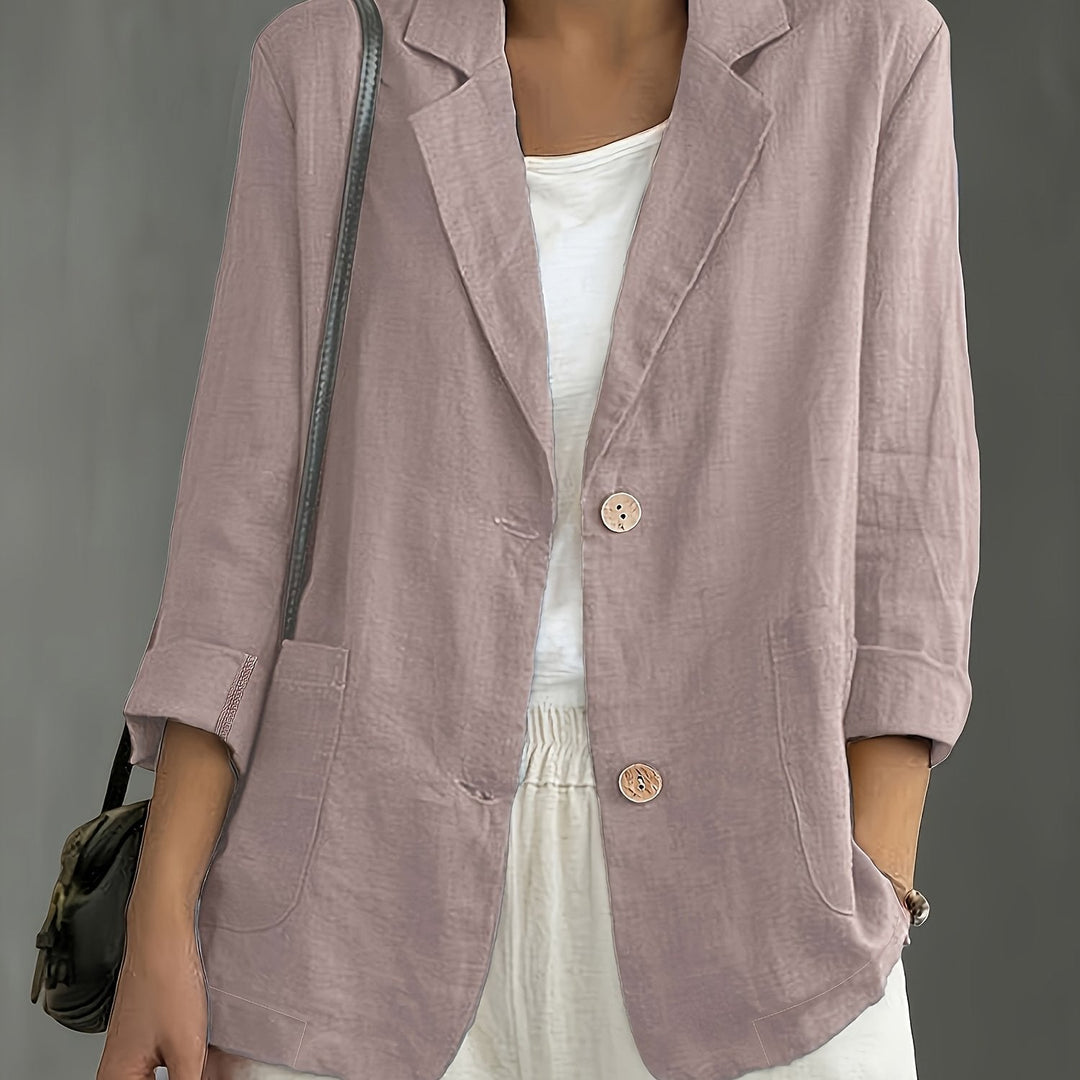 Jayde - Elegant Cotton Blazer