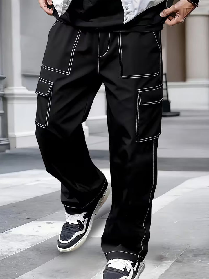 Demetri - Cargo Pants With Contrast Stitching