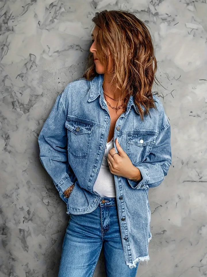 Malika - Long Sleeve Denim Jacket